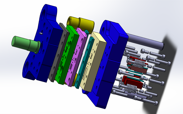相框挂扣冲压工艺及级进模具设计 1281873